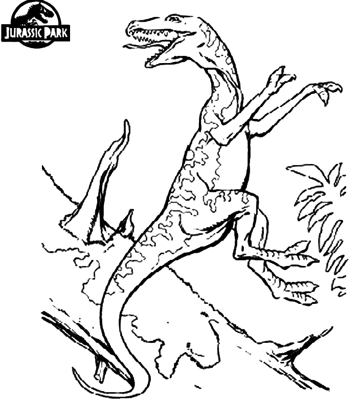 jurassic park coloring pages for kids Coloring4free