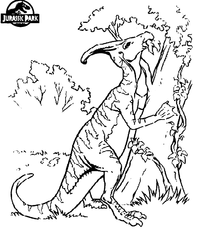 jurassic park coloring pages to print Coloring4free