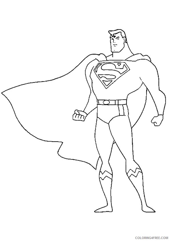 justice league coloring pages superman Coloring4free