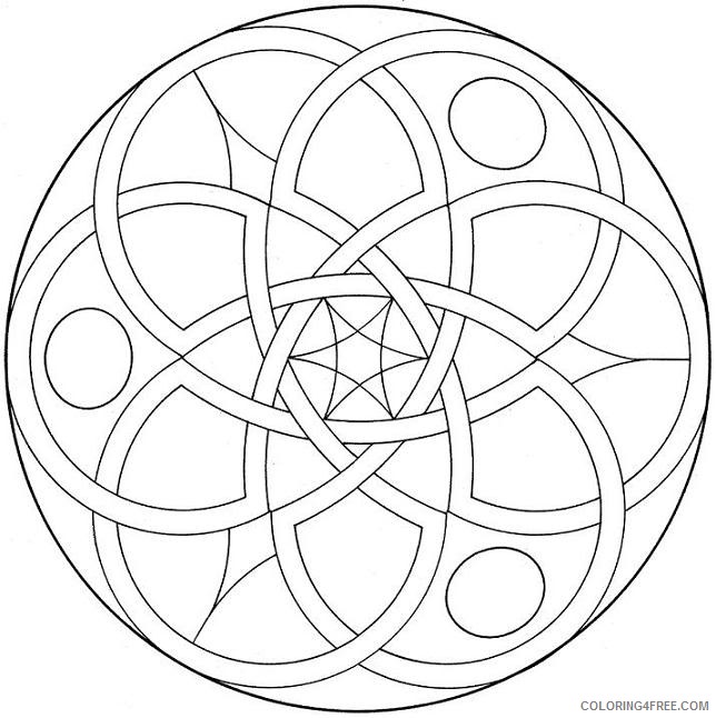 kaleidoscope coloring pages for kids Coloring4free