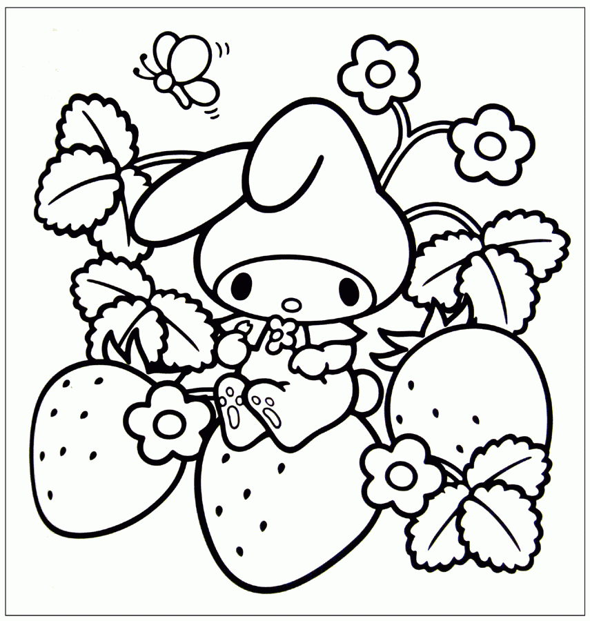 kawaii coloring pages to print Coloring4free
