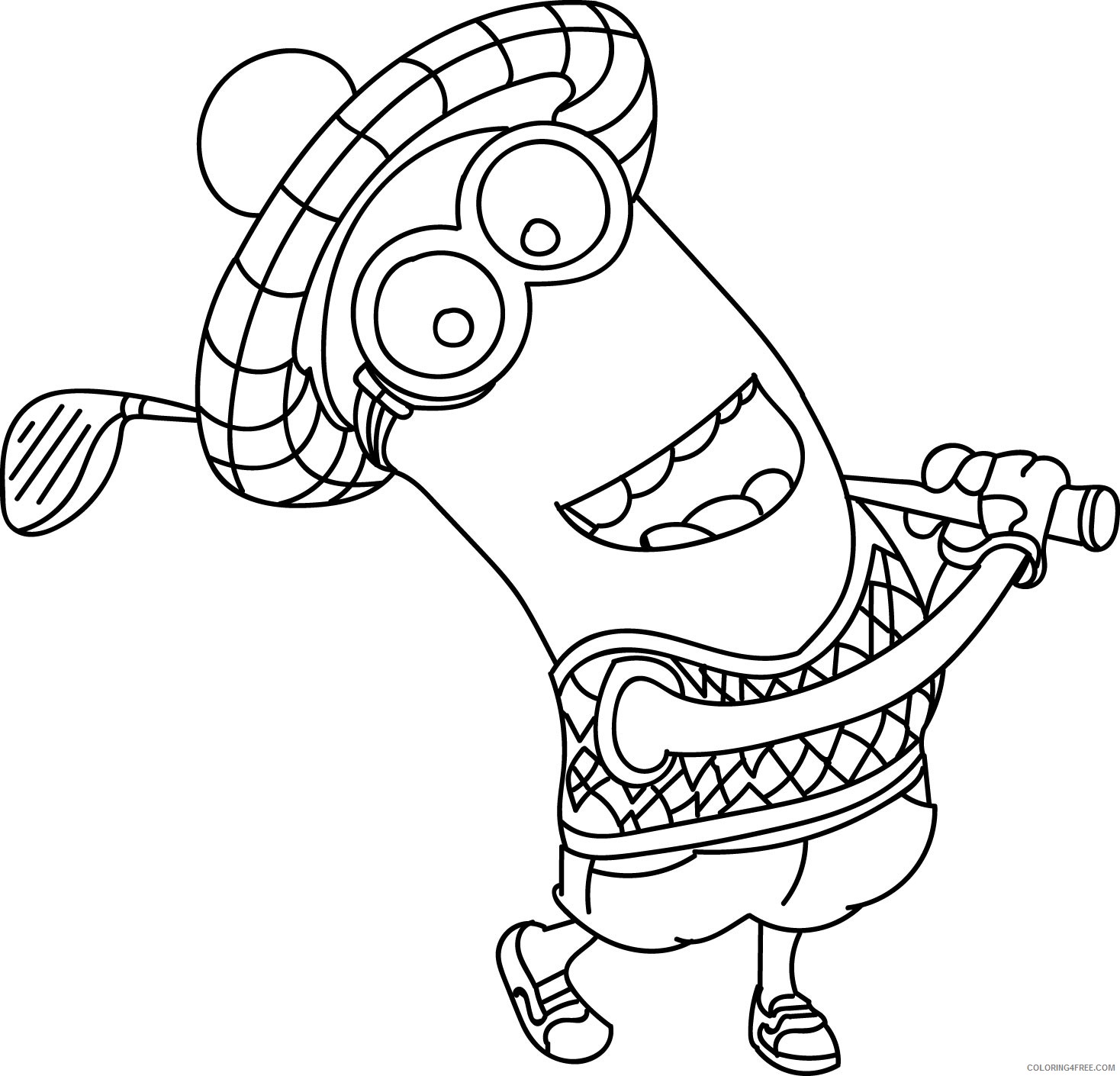 kevin minions coloring pages printable Coloring4free