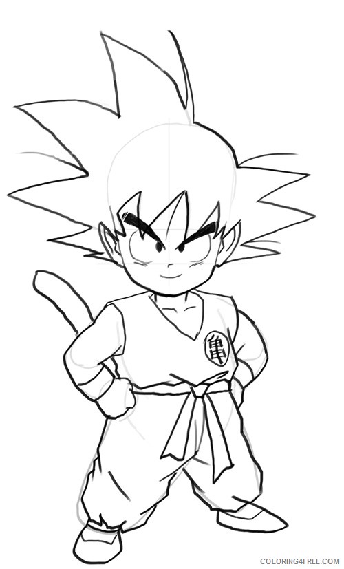 kid goku coloring pages Coloring4free