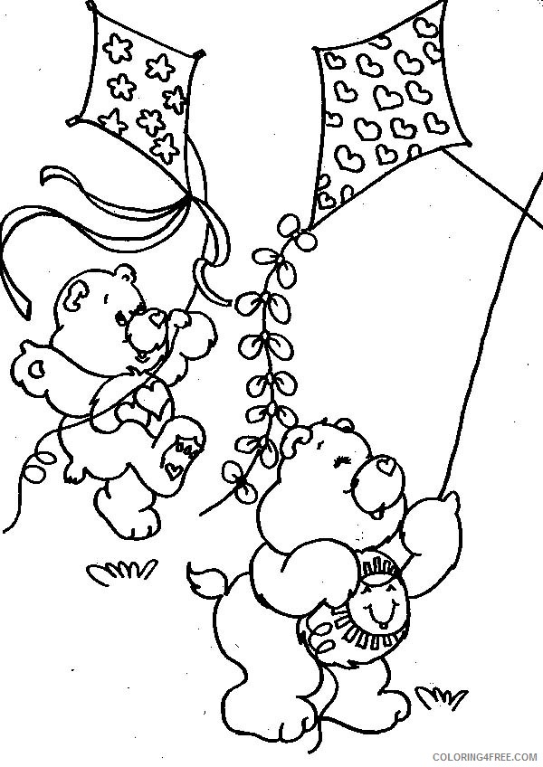kite coloring pages care bears Coloring4free