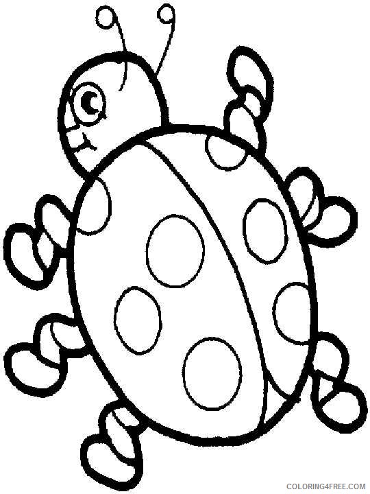 ladybug coloring pages cartoon for kids Coloring4free