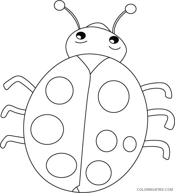 ladybug coloring pages for kids Coloring4free