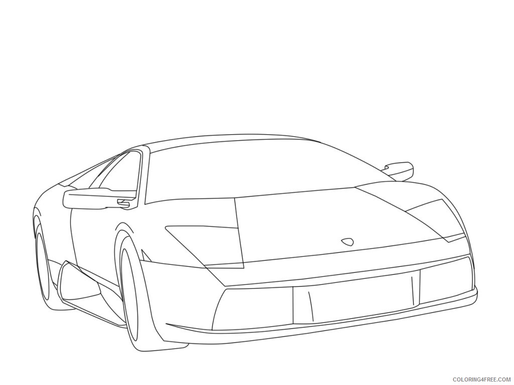 lamborghini coloring pages for kids Coloring4free