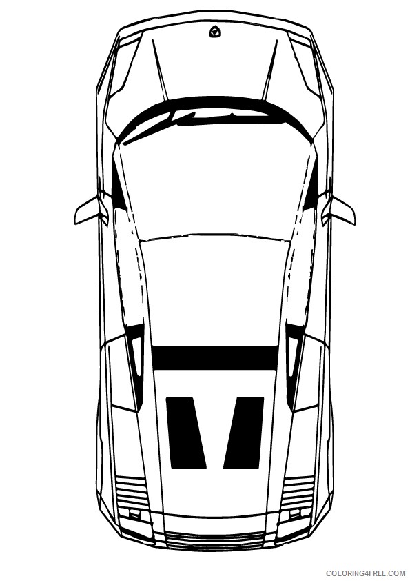 lamborghini coloring pages to print Coloring4free