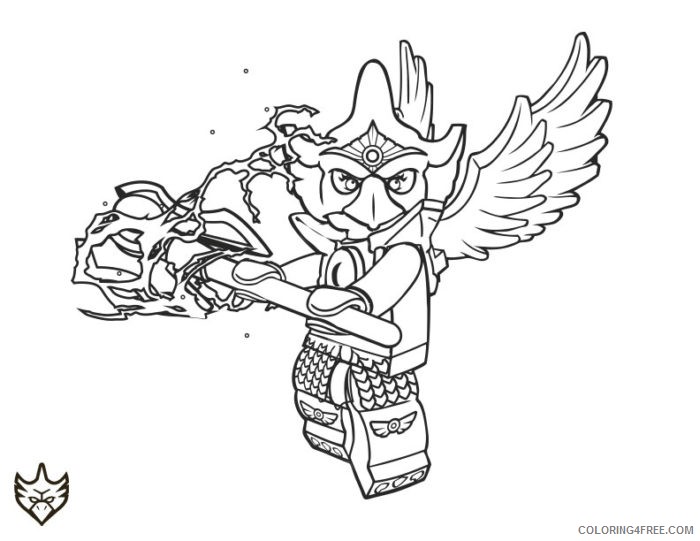 lego chima coloring pages eagle eris Coloring4free