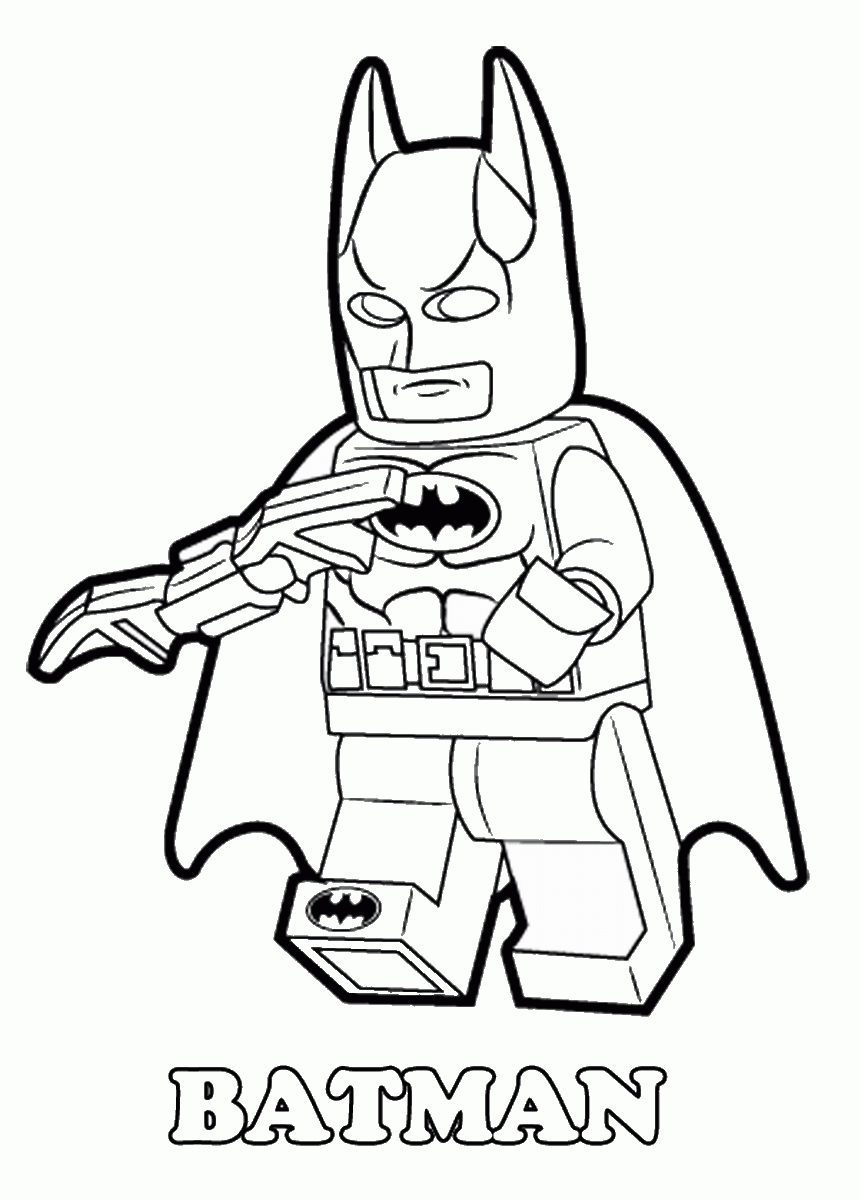 lego coloring pages batman Coloring4free