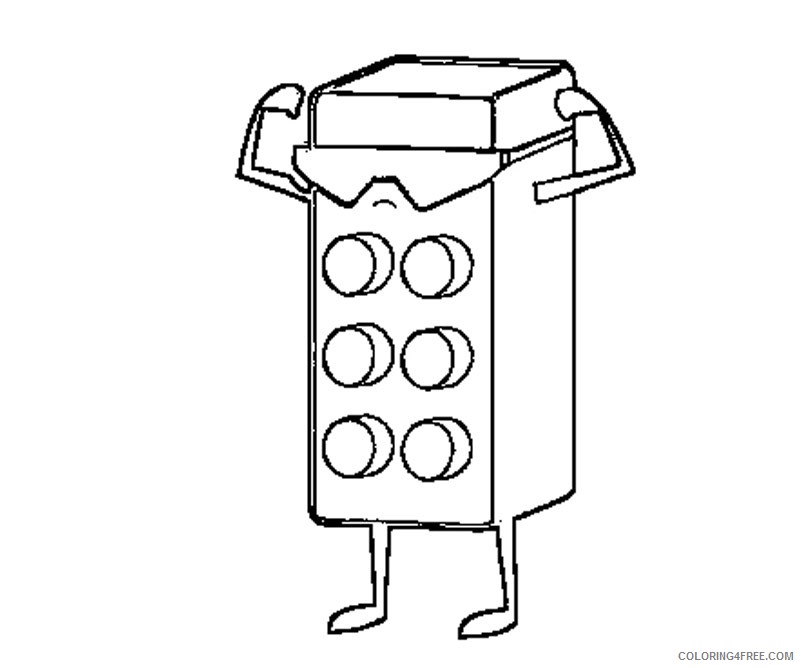 lego coloring pages free to print Coloring4free