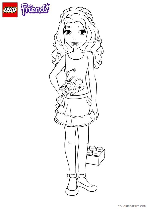 lego friends coloring pages emma Coloring4free
