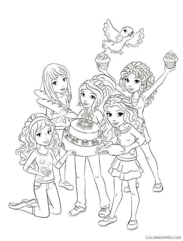 lego friends coloring pages for girls Coloring4free