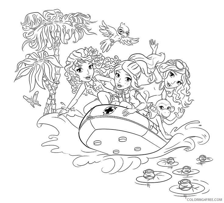 lego friends coloring pages free to print Coloring4free