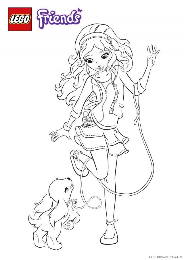 lego friends coloring pages olivia Coloring4free