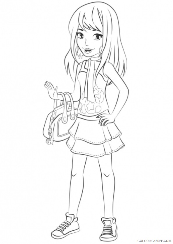 lego friends coloring pages stephanie Coloring4free
