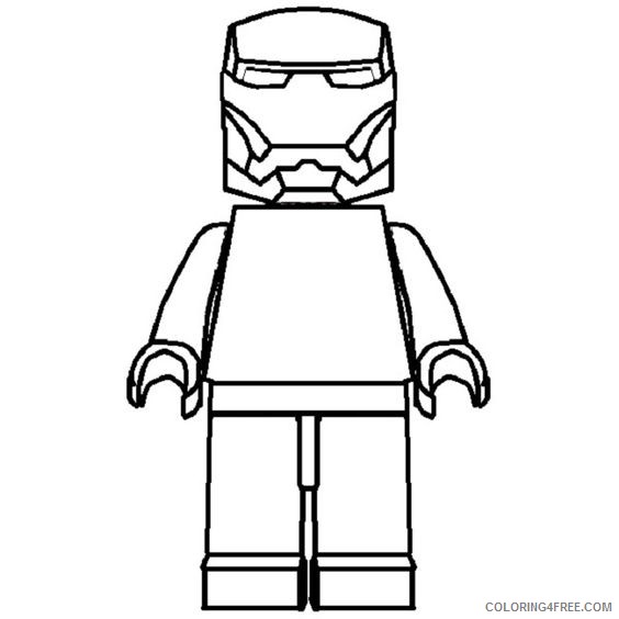 lego iron man coloring pages for kids Coloring4free