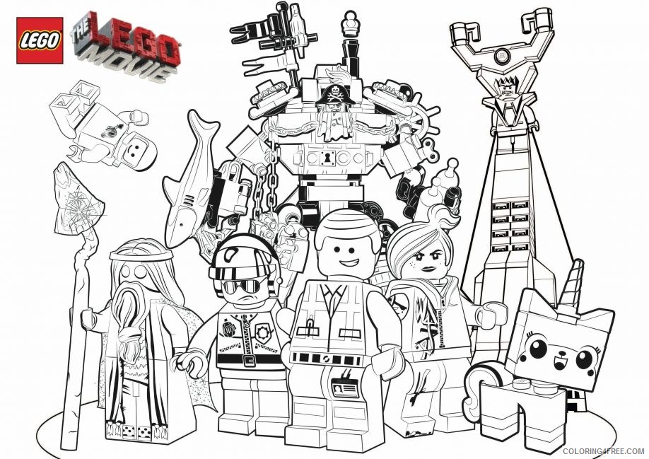 lego movie coloring pages all characters Coloring4free