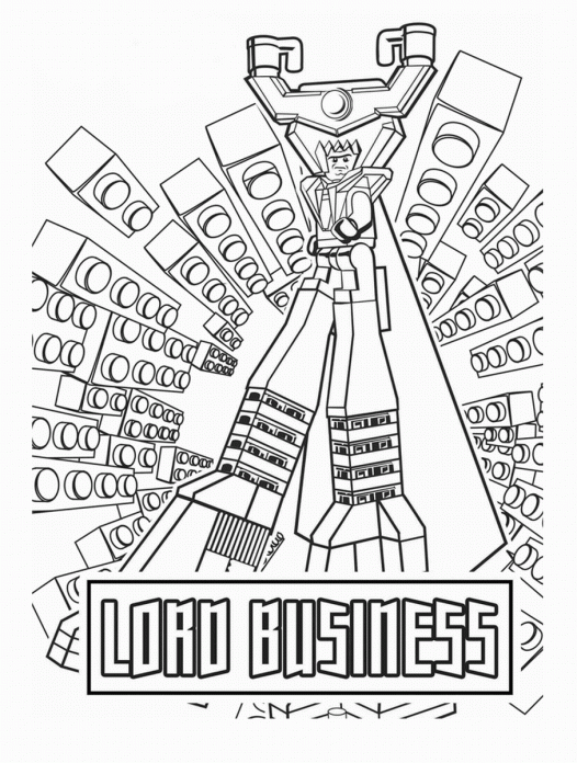 lego movie coloring pages lord business Coloring4free