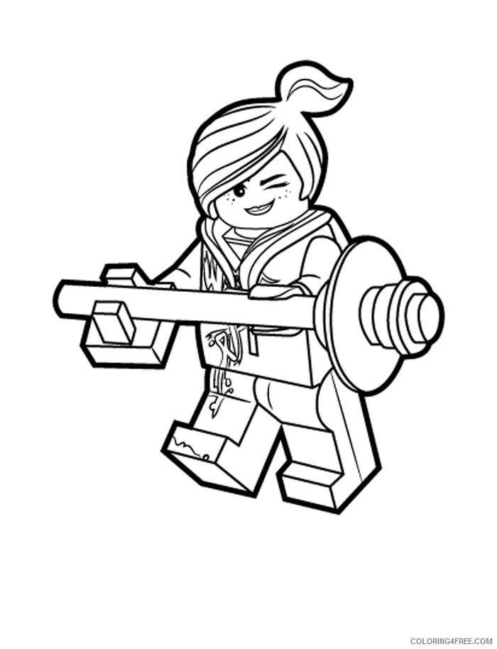 lego movie coloring pages lucy wyldstyle Coloring4free