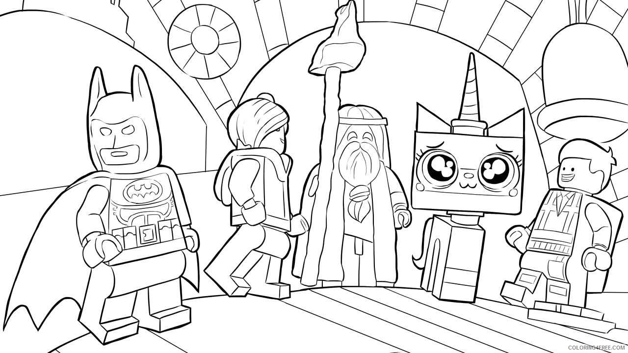 lego movie coloring pages to print Coloring4free