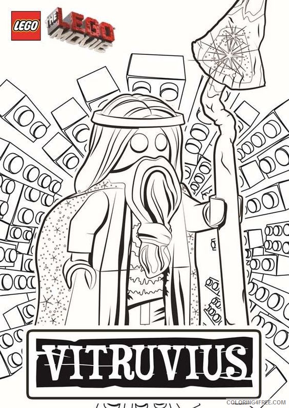 lego movie coloring pages vitruvius Coloring4free