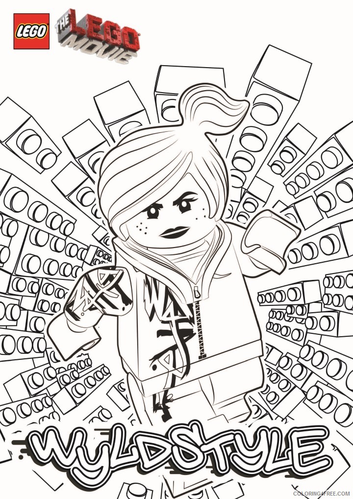 lego movie coloring pages wyldstyle Coloring4free