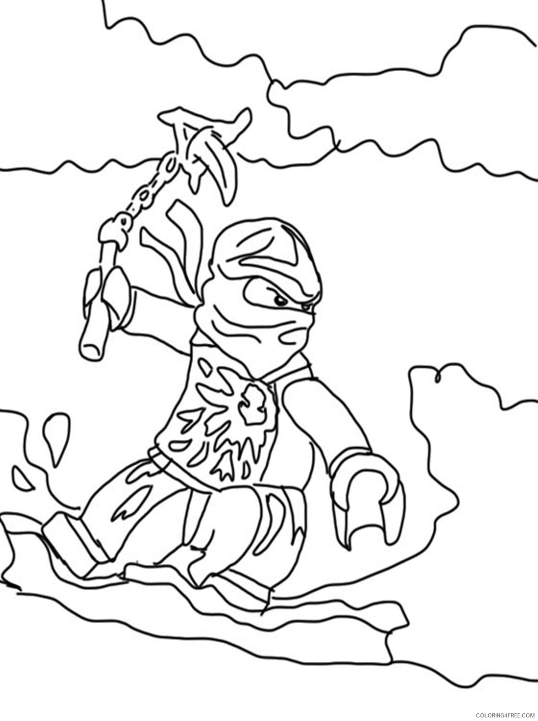 lego ninjago coloring pages for kids 2 Coloring4free