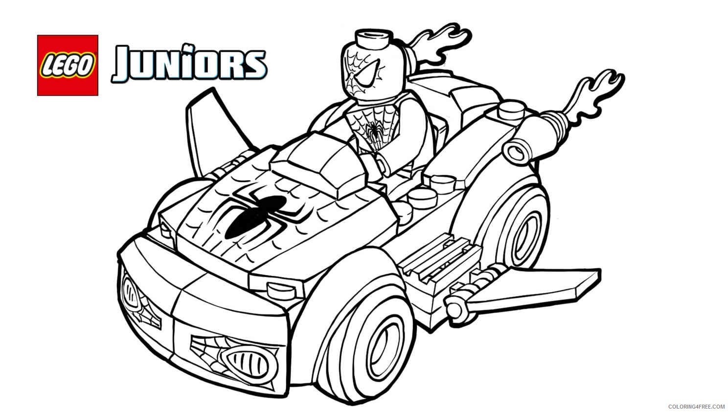 lego spiderman coloring pages Coloring4free