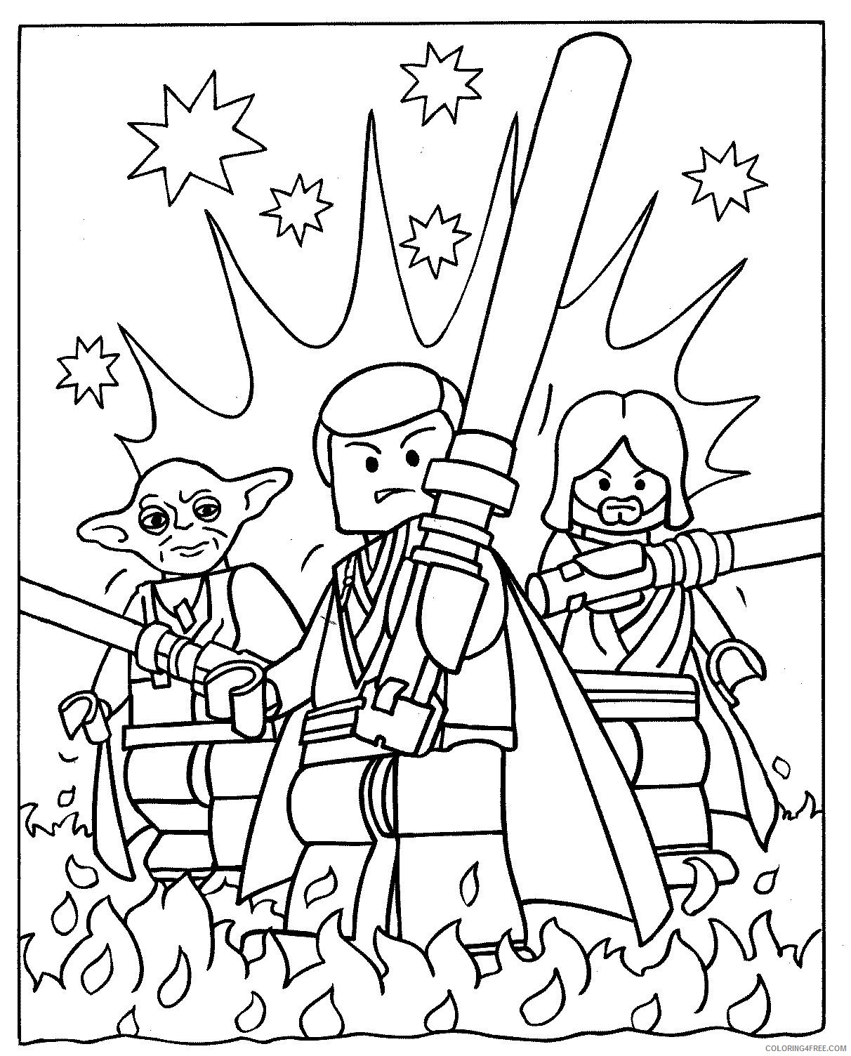 lego star wars coloring pages Coloring4free