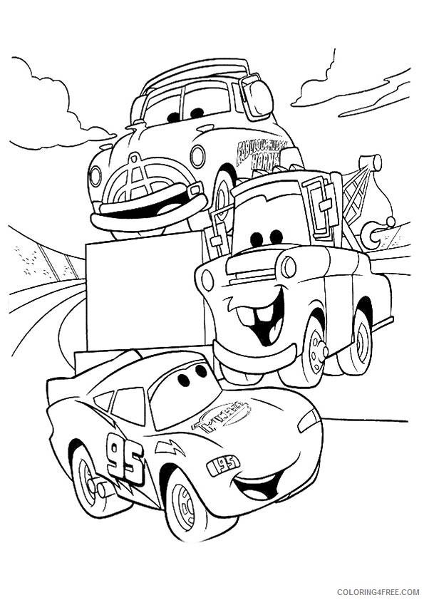 lightning mcqueen coloring pages and friends Coloring4free