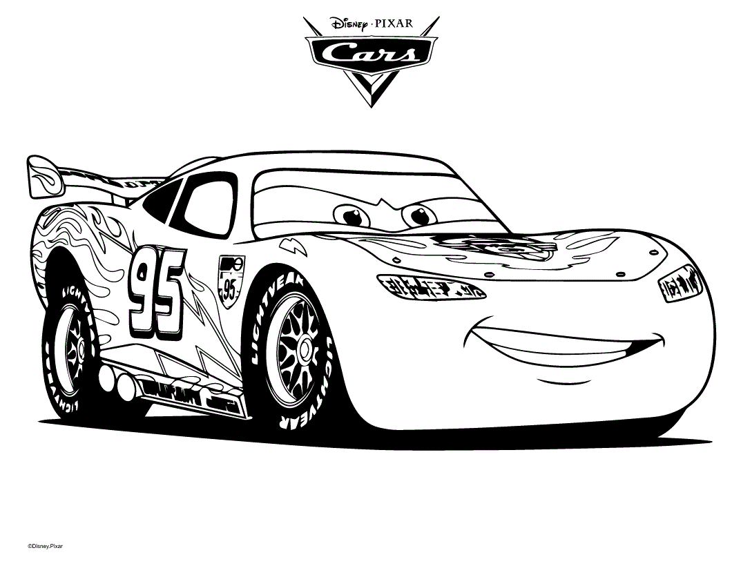 lightning mcqueen coloring pages side view Coloring4free