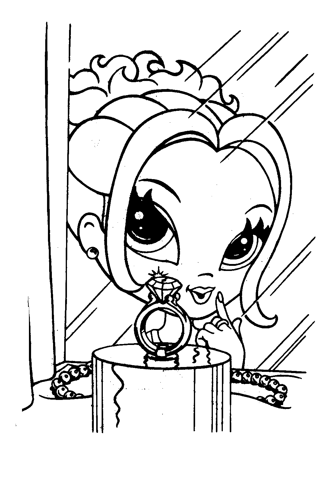 lisa frank coloring pages diamond ring Coloring4free