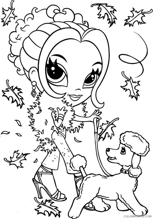 lisa frank coloring pages for girls Coloring4free