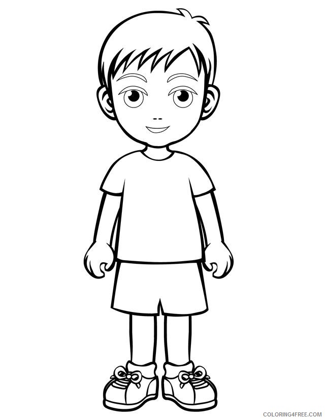 little boy coloring pages Coloring4free