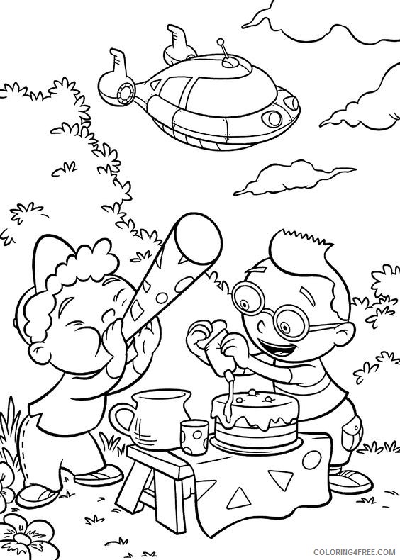little einsteins coloring pages birthday Coloring4free