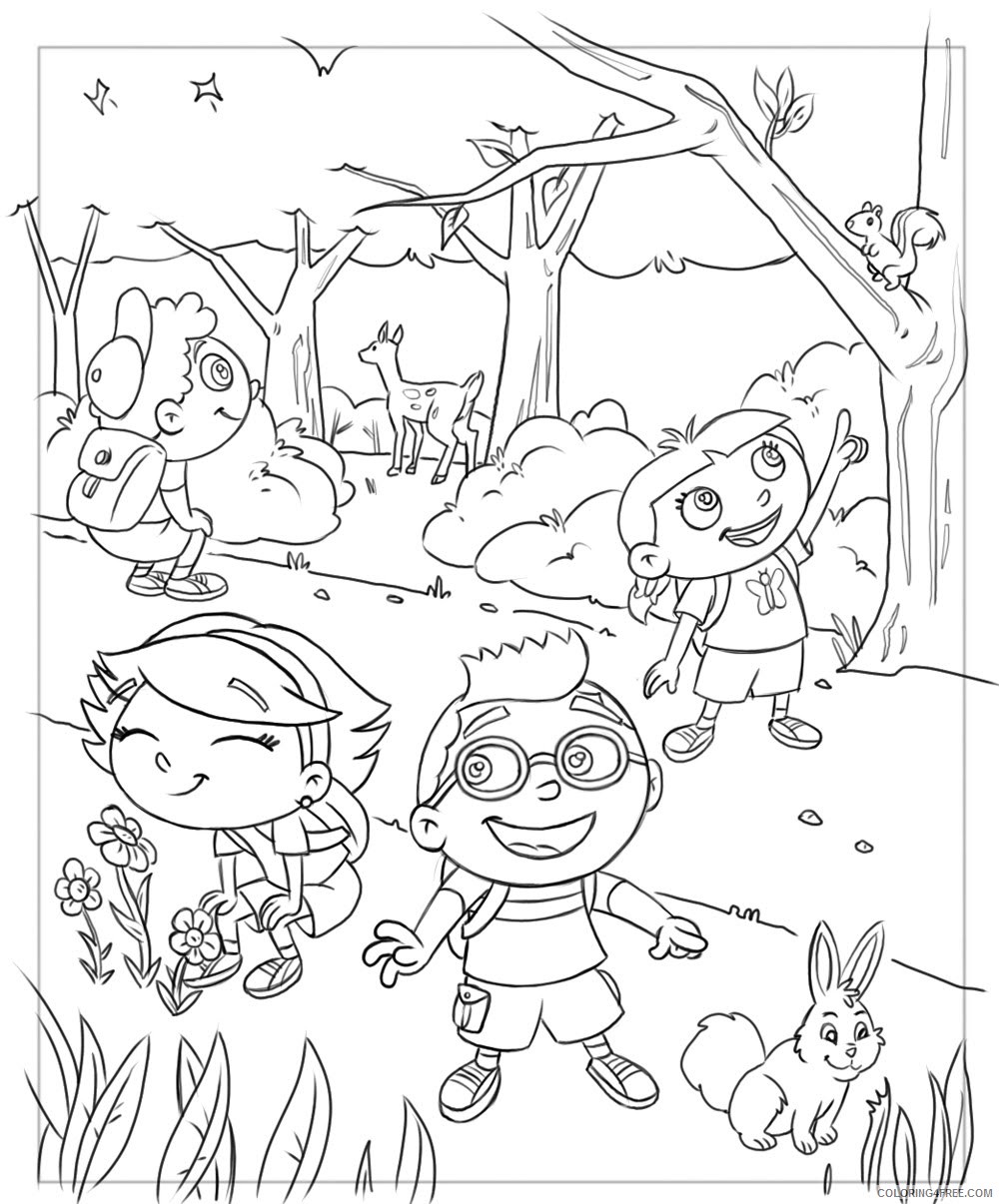 little einsteins coloring pages in the jungle Coloring4free