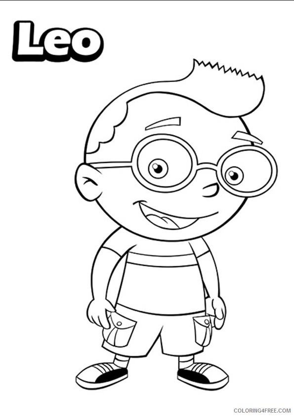 little einsteins coloring pages leo Coloring4free