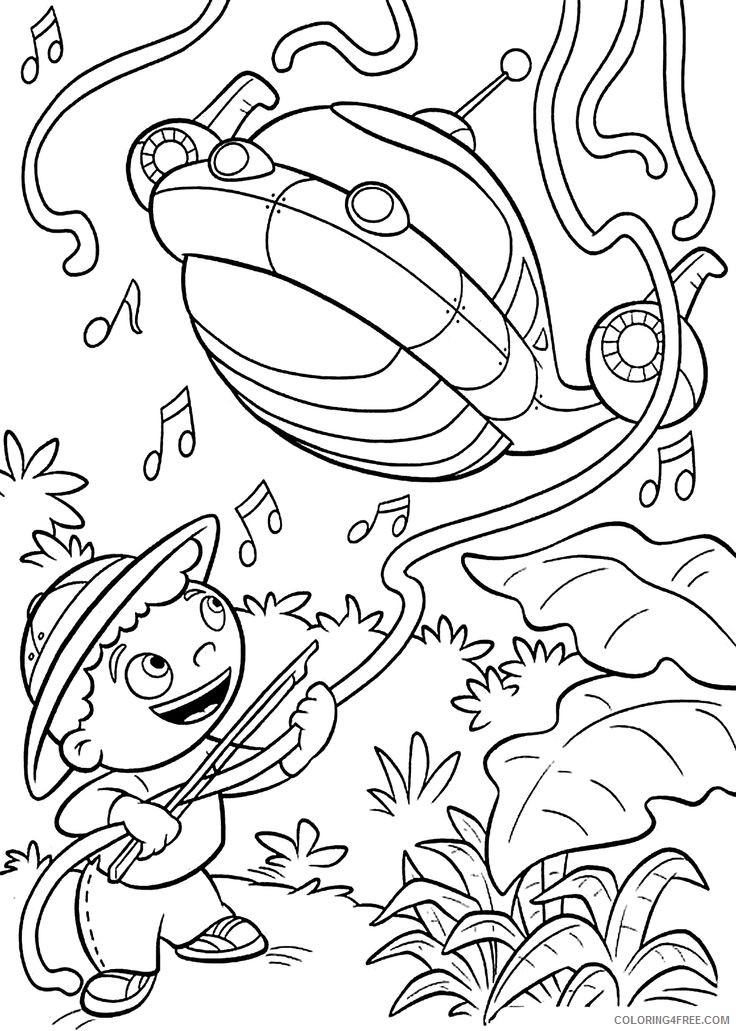 little einsteins coloring pages lost in the jungle Coloring4free