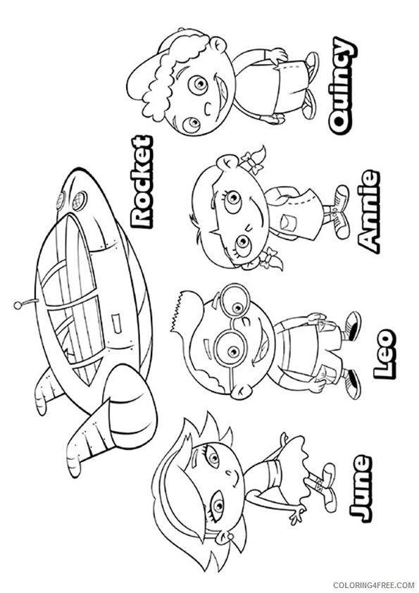 little einsteins coloring pages to print Coloring4free