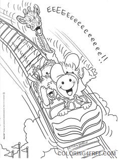 little suzys zoo coloring pages roller coaster Coloring4free