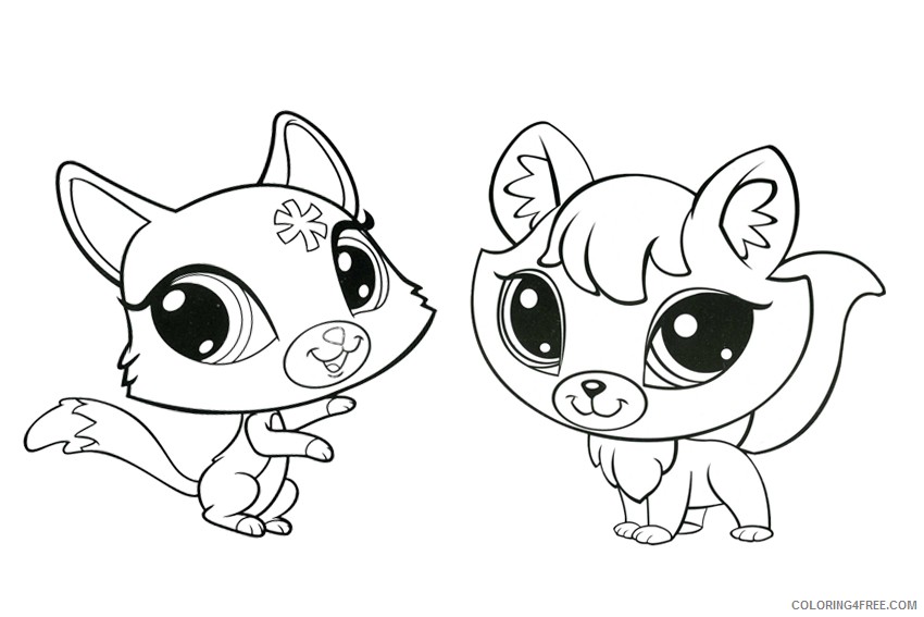 littlest pet shop coloring pages kittens Coloring4free