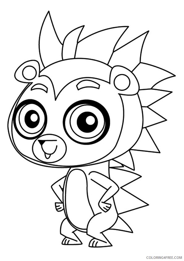 littlest pet shop coloring pages russell Coloring4free