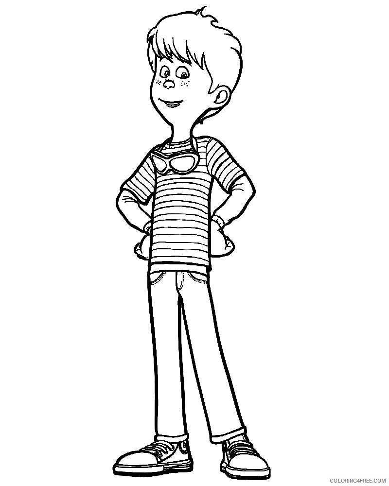 lorax coloring pages ted wiggins Coloring4free