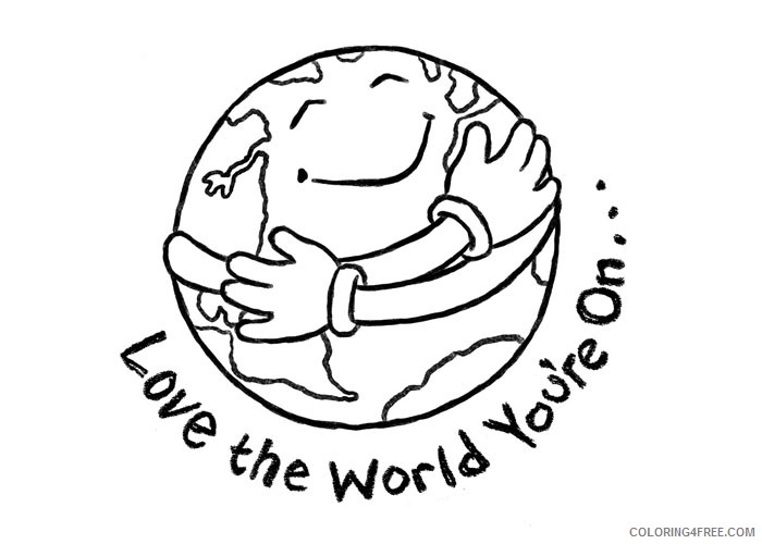 love earth coloring pages Coloring4free
