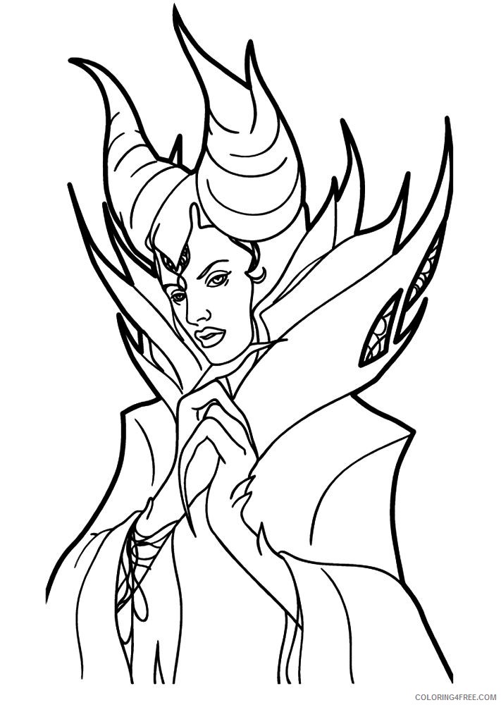 maleficent movie coloring pages Coloring4free