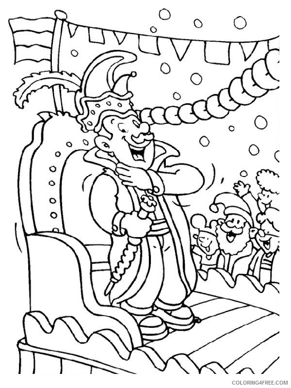 mardi gras parade coloring pages to print Coloring4free