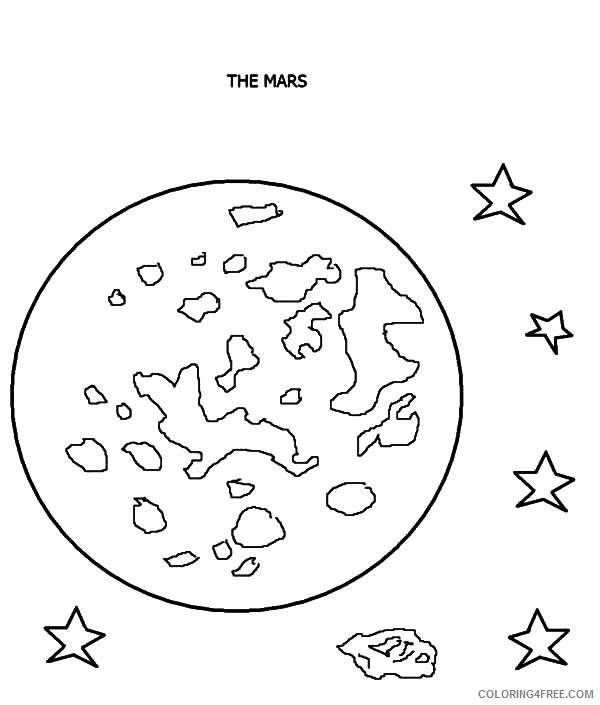 mars planet coloring pages Coloring4free
