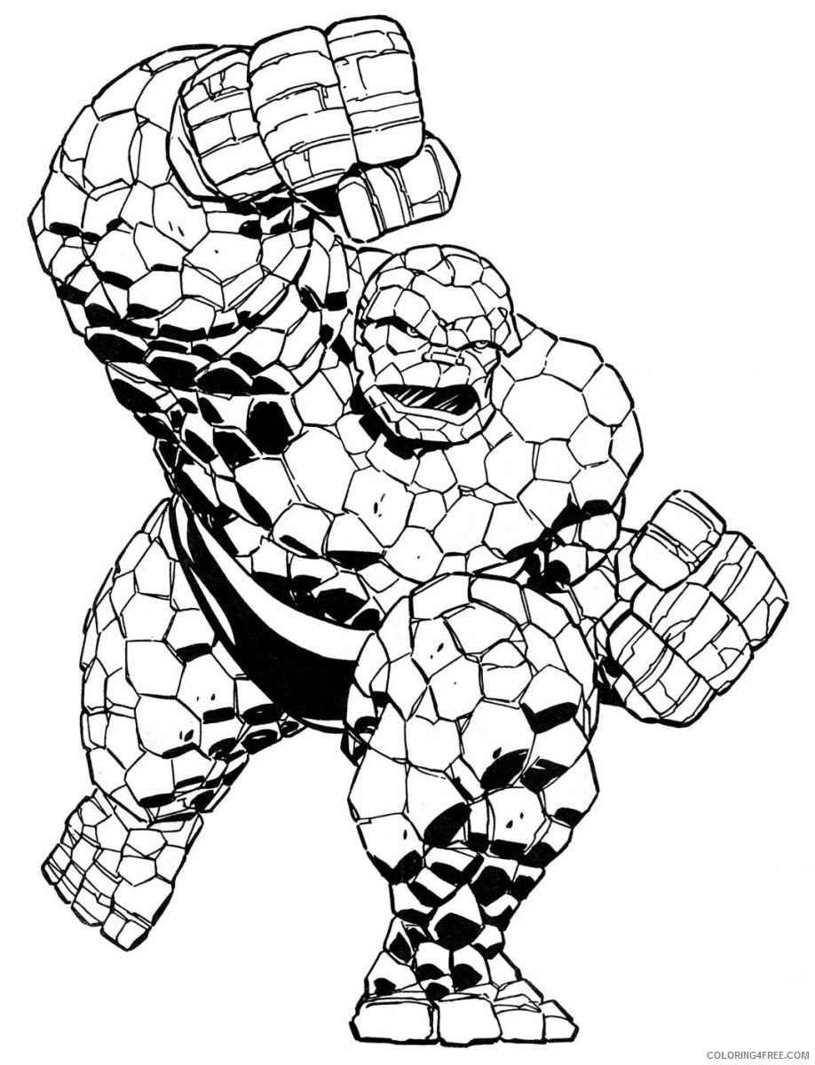 marvel coloring pages to print Coloring4free