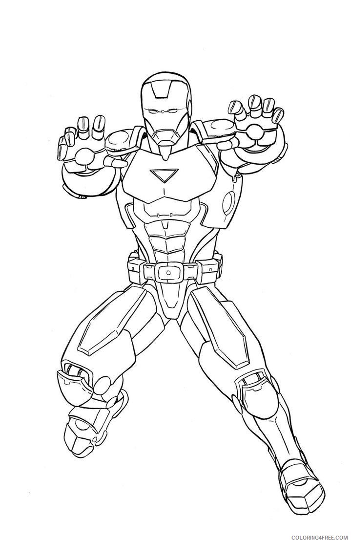 marvel iron man coloring pages Coloring4free